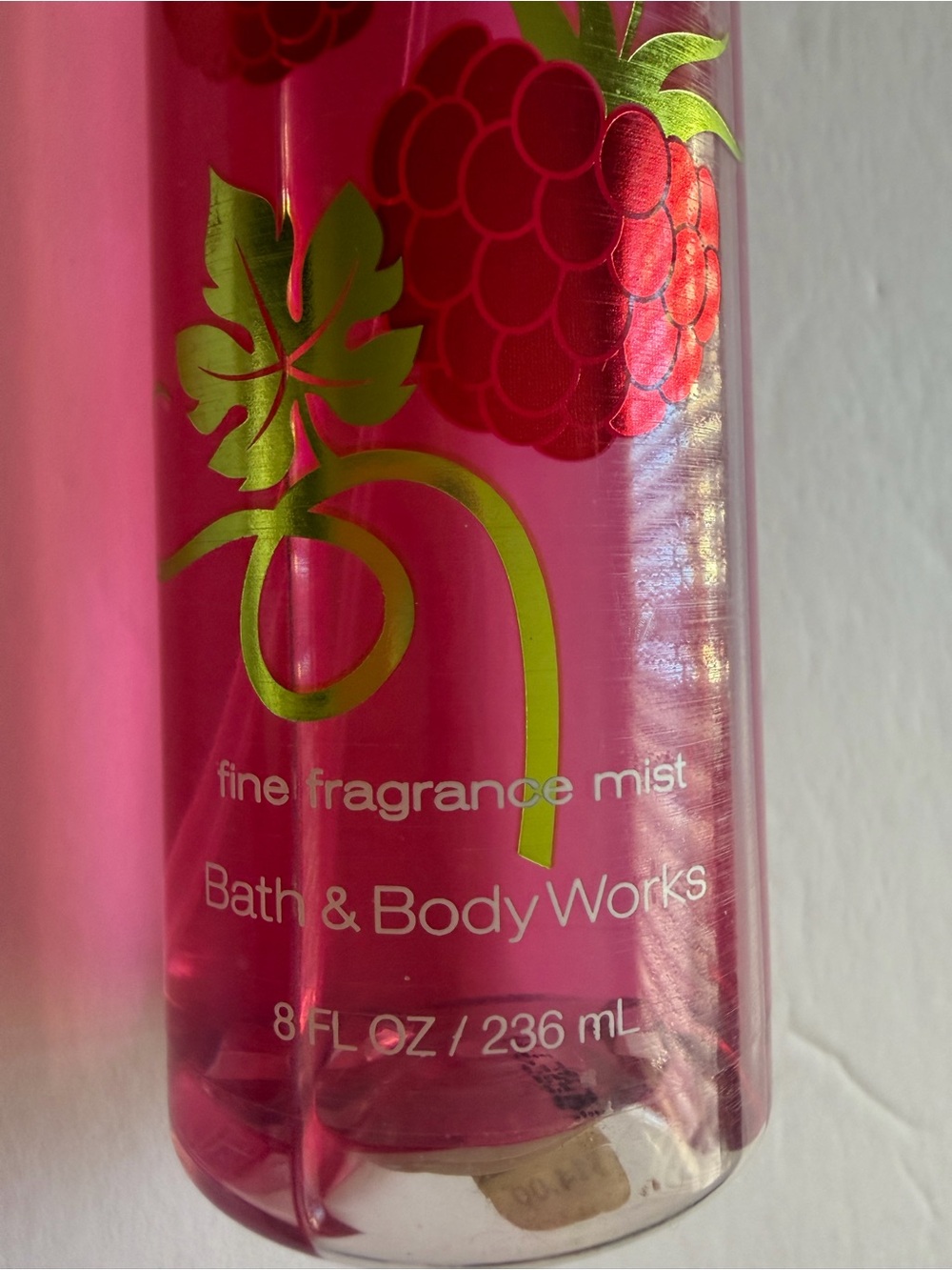 Bath & Body Works Sun Ripened Raspberry Body Fragrance Mist Splash 8oz 90% Full - Picture 4 of 4